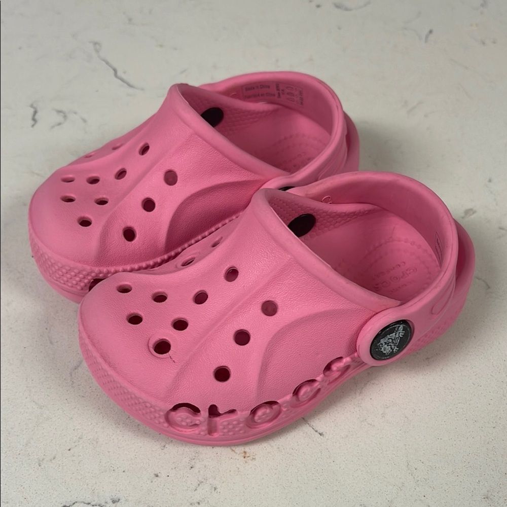 Crocs Toddler Baya Clog Size 5 Pink